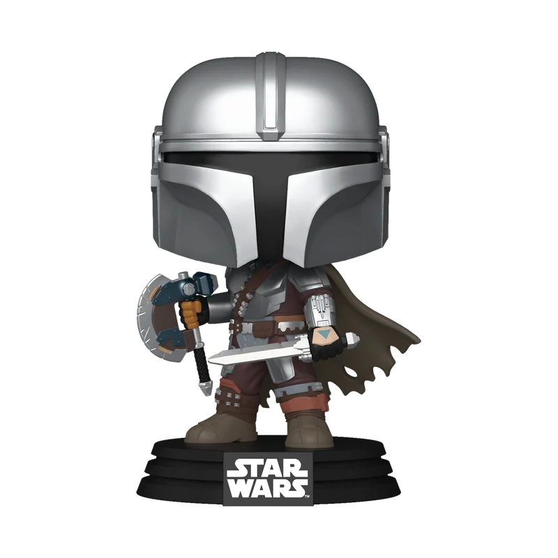 MANDALORIAN & GROGU - POP Star Wars - The Mandalorian Dual Wield - N° 844