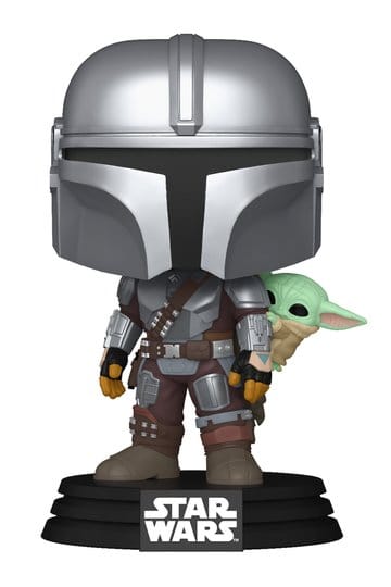 Star Wars POP! Vinyl Figure – The Mandalorian with Grogu – No. 818