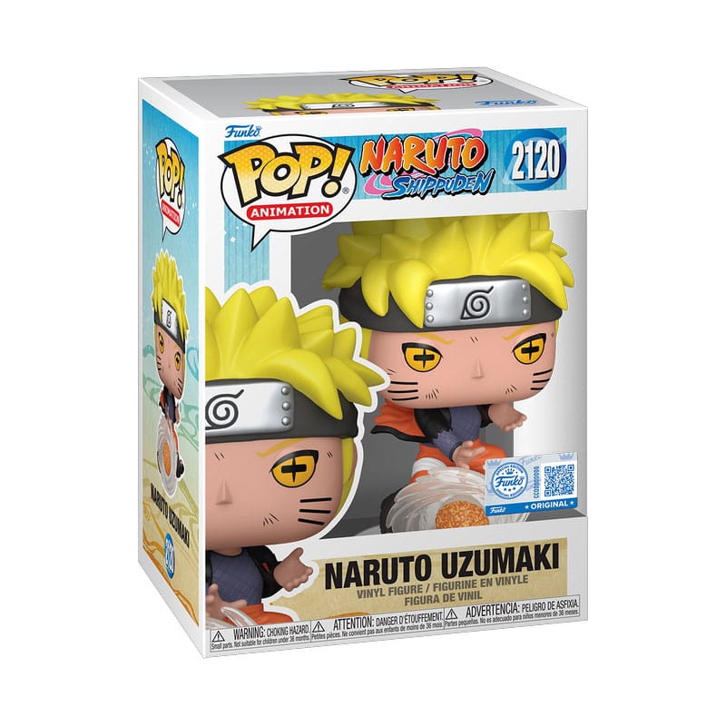 Naruto Shippuden POP! Animation Vinyl Figure – Naruto Uzumaki (Lava Release Rasenshuriken) – 9 cm