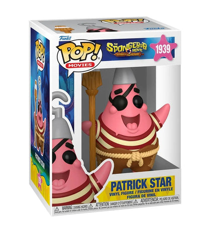 The SpongeBob Movie POP! Movies Vinyl Figure – Patrick (Pirate) – No. 1939