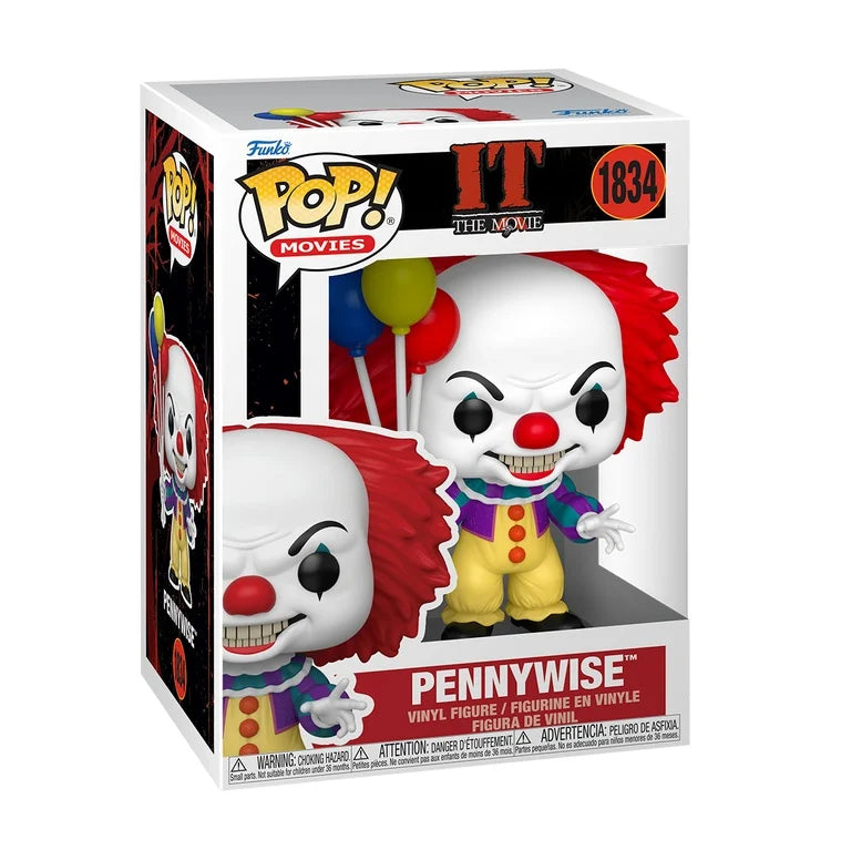 Figurine POP! Films d'horreur en vinyle – Pennywise (1990) – N° 1834