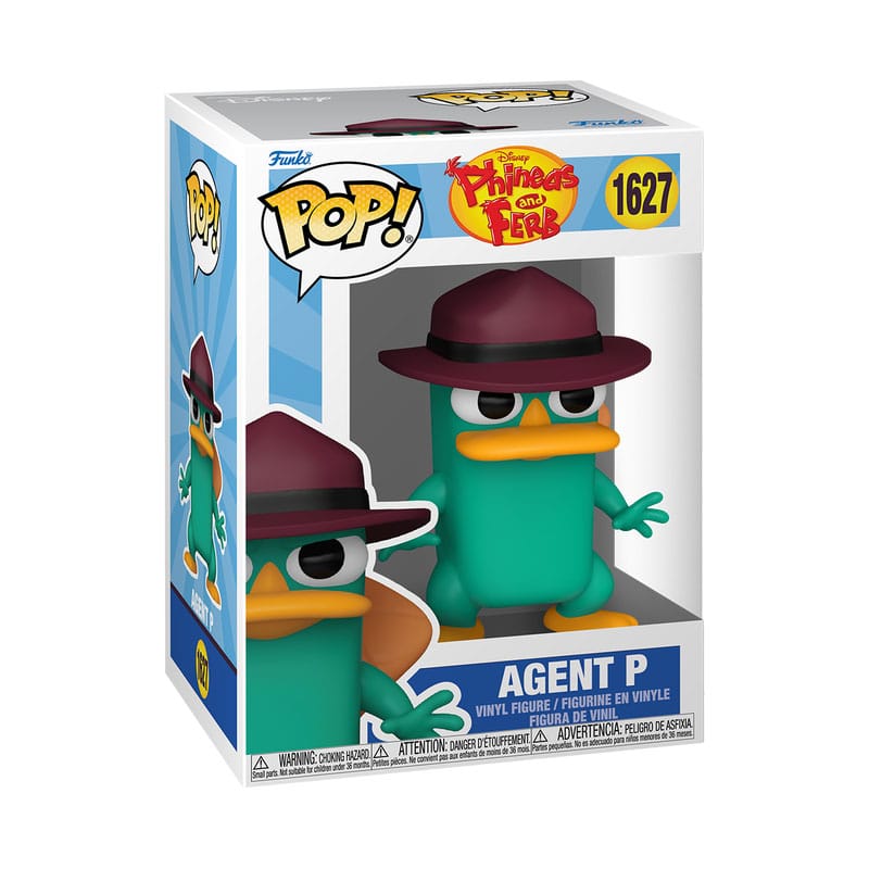 Phineas and Ferb POP! Disney Vinyl Figure – Agent Perry – 9 cm