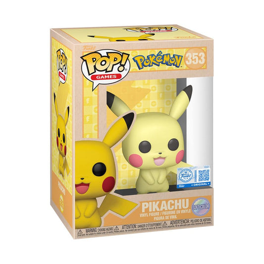 Pokémon POP! Games Vinyl Figure – Pikachu (SftClr) – 9 cm