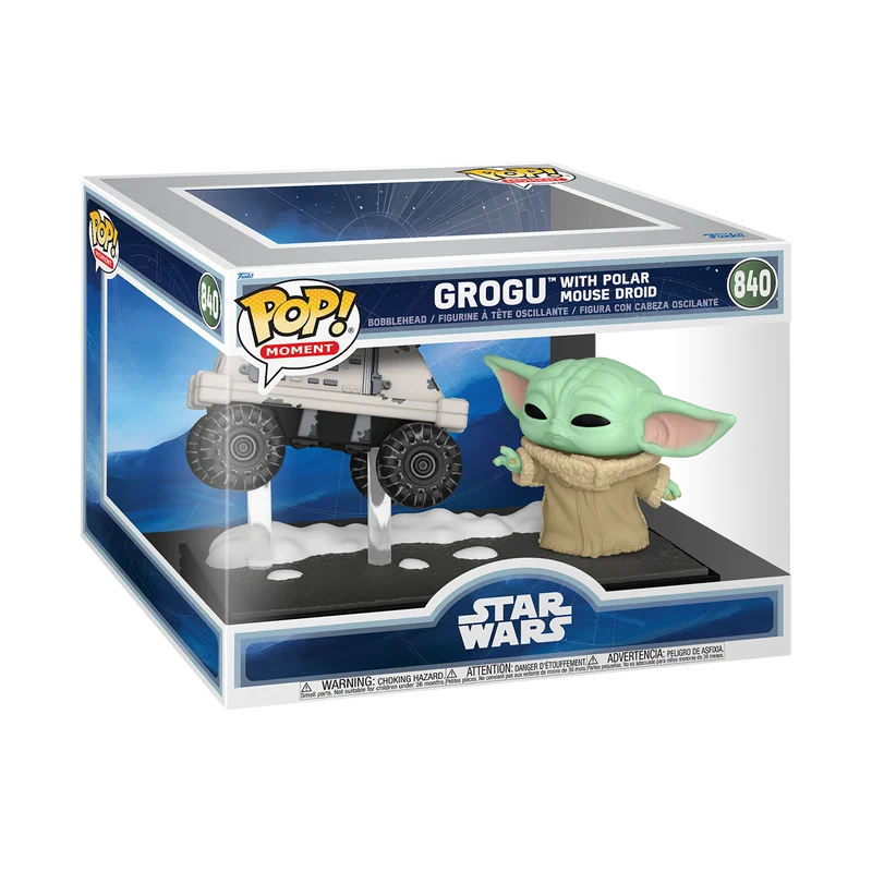 MANDALORIAN & GROGU - POP Moments - Grogu w/ Polar Mouse Droid - N° 840