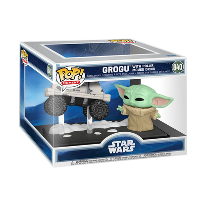MANDALORIAN & GROGU - POP Moments - Grogu w/ Polar Mouse Droid - N° 840