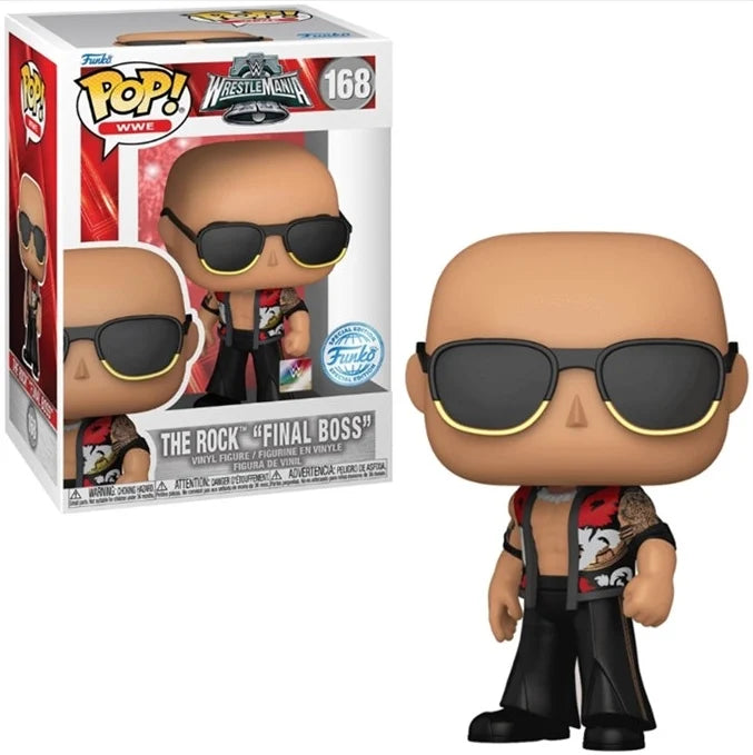WWE POP! Vinyl Figure – The Rock – Final Boss (WrestleMania 40) – No. 168