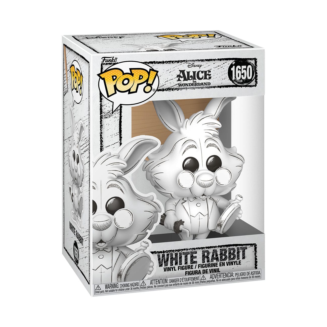DISNEY – POP! Vinyl Figure – Sketched White Rabbit – 9 cm