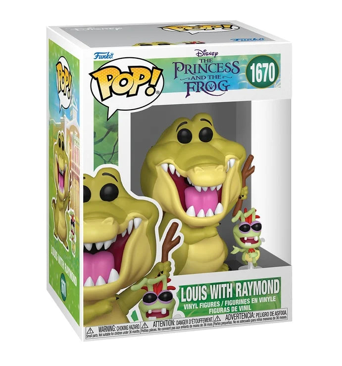 The Princess and the Frog POP! & Buddy Vinyl Figure – Louis with Raymond – Nr. 1670
