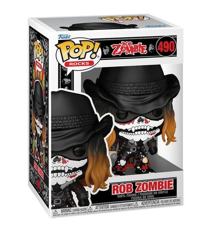 Rob Zombie POP! Rocks Vinyl Figure – Rob Zombie with Bandana – No. 490
