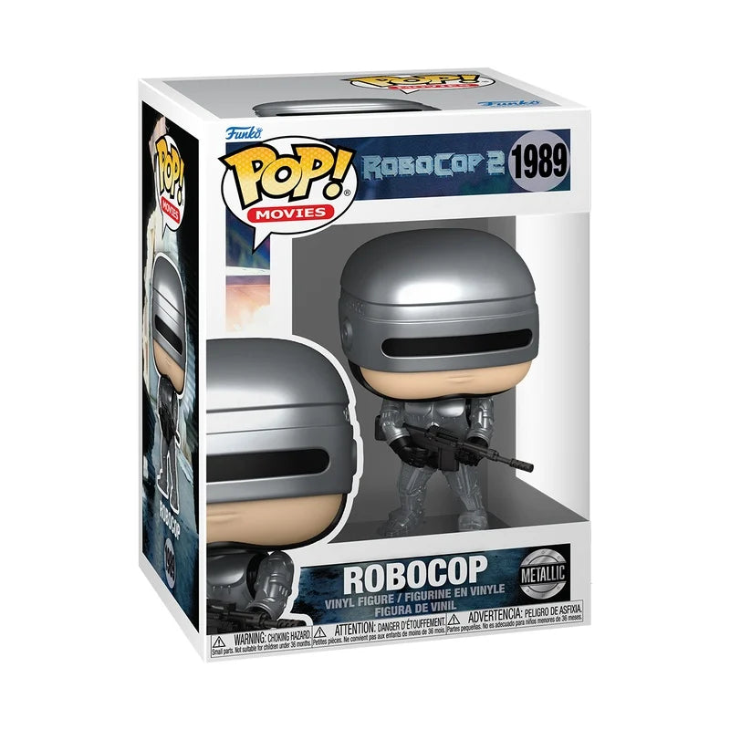 RoboCop POP! Movies Vinyl Figure – RoboCop (Metallic) – No. 1989