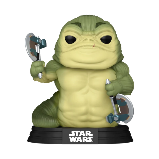 MANDALORIAN & GROGU - POP Star Wars - Rotta The Hutt GitD - N° 843