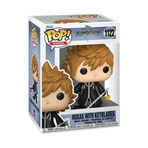 Kingdom Hearts POP! Games Vinyl Figure – Roxas with Keyblades – No. 1122