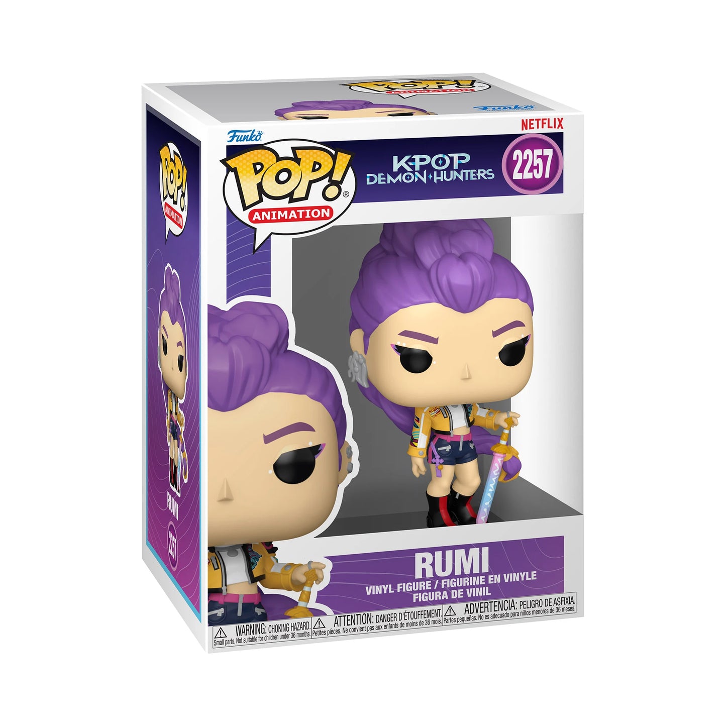 KPOP Demon Hunters POP! Animation Vinyl Figure – Rumi – No. 2257