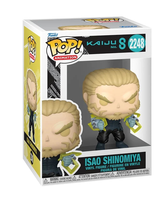 Kaiju No. 8 POP! Animation Vinyl Figure – Isao Shinomiya – No. 2248