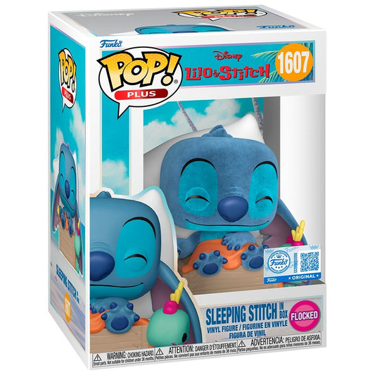 Lilo & Stitch POP! Plus Vinyl Figure – Sleeping Stitch in Box (Exclusive Version) – 9 cm