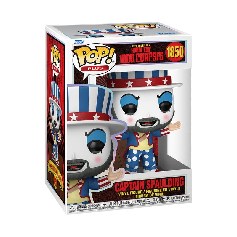 House of 1000 Corpses POP! Plus Vinyl Figure – Captain Spaulding – 9 cm
