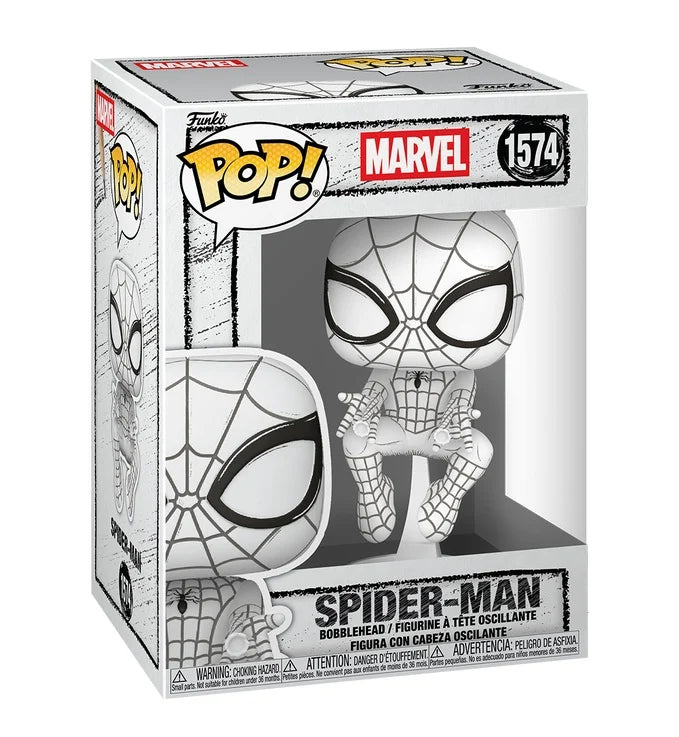 Marvel Sketched POP! Vinyl Figure – Spider-Man – Nr. 1574