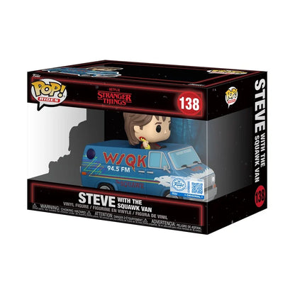 STRANGER THINGS Season 5 – POP! Ride Deluxe Vinyl Figure – Steve with Squawk Van