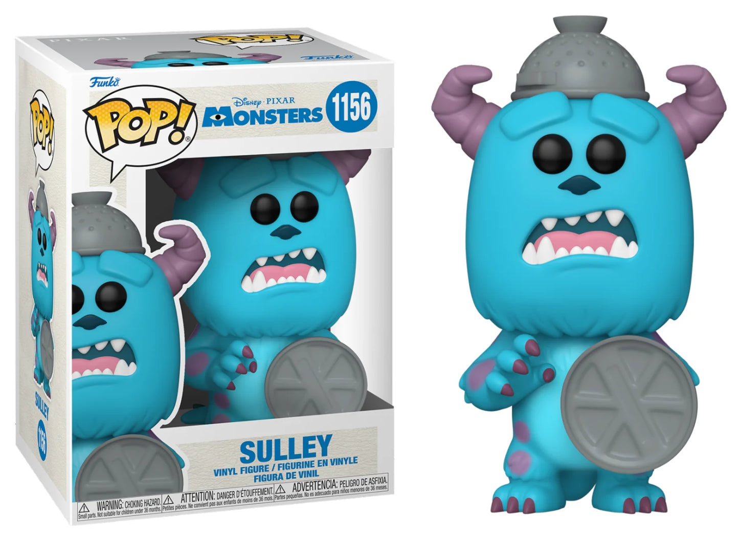 Monsters, Inc. 20th Anniversary POP! Vinyl Figure – Sulley w/Lid – Nr. 1156