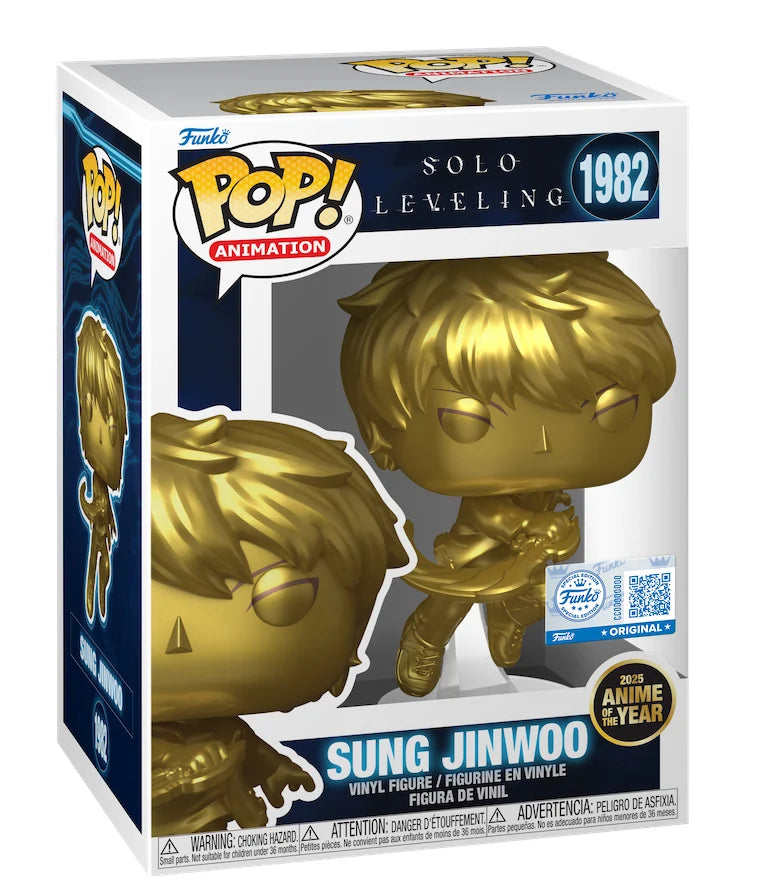 Solo Leveling POP! Vinyl Figure – Sung Jinwoo (Anime of the Year) With Case – No. 1982