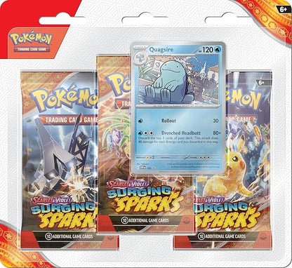 Pokémon 3-Pack Blister Surging Sparks - Quagsire