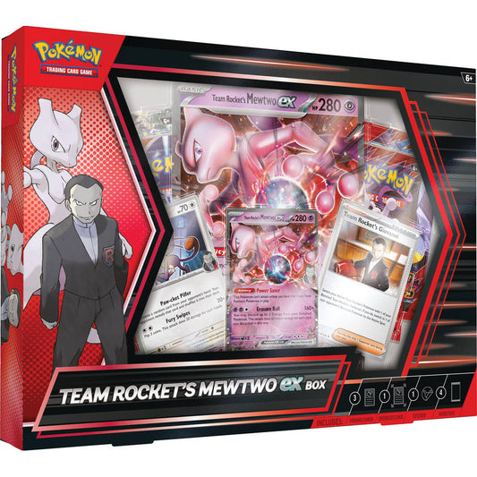Pokémon TCG Team Rocket's Mewtwo ex box