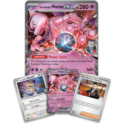 Pokémon TCG Team Rocket's Mewtwo ex box