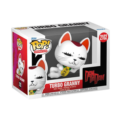 Dandadan POP! Animation Vinyl Figure – Turbo Granny Cat – 9 cm