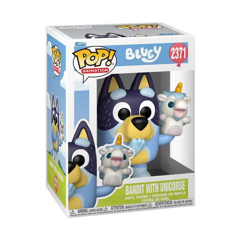 Funko POP! Animation – Bluey: Bandit with Unicourse (N° 2371)