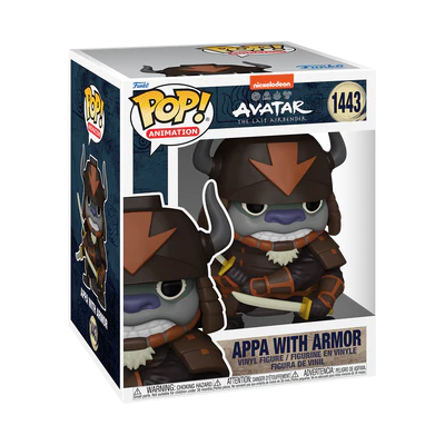 Avatar: The Last Airbender POP! Super 6" Vinyl Figure – Appa with Armor – 15 cm