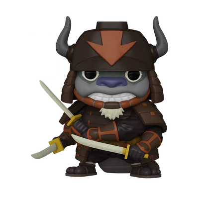 Avatar : Le Dernier Maître de l'Air POP! Figurine vinyle Super 6" – Appa avec armure – 15 cm