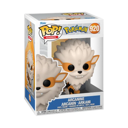 POKÉMON – POP! Games Vinyl Figure – Arcanine – 9 cm