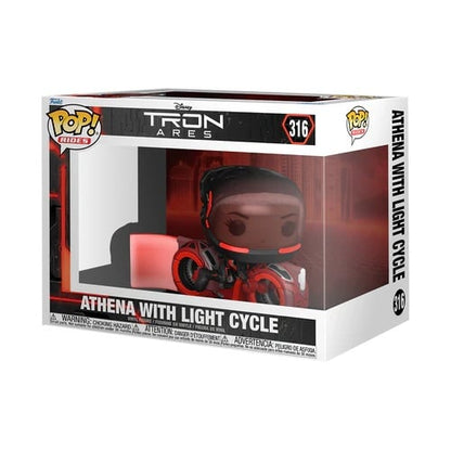 Tron: Ares POP! Ride Vinyl Figure – Athena with Light Cycle – 15 cm