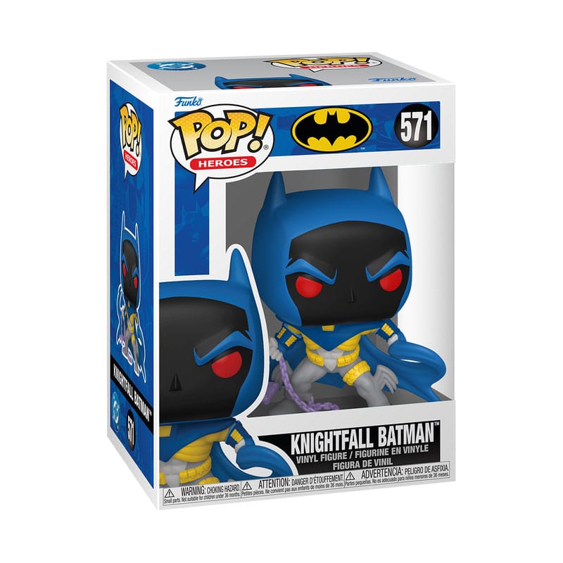 DC Thru The Years POP! Heroes Vinyl Figure – Knightfall Batman (90’s) – 9 cm