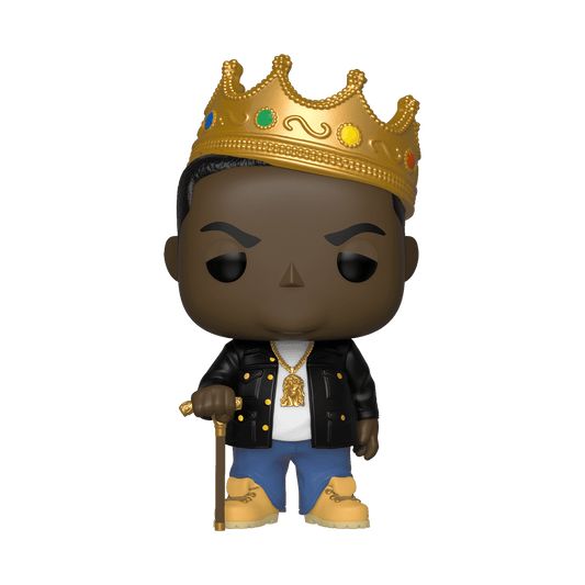 Notorious B.I.G. POP! Rocks Vinyl Figure – Notorious B.I.G. with Crown – 9 cm