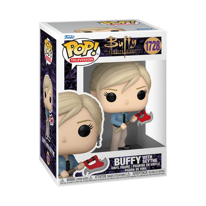 Buffy the Vampire Slayer POP! TV Vinyl Figure – Buffy with Scythe – 9 cm