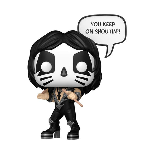 KISS POP! Sayings Vinyl Figure – The Catman (R&amp;R All Nite) – 9 cm