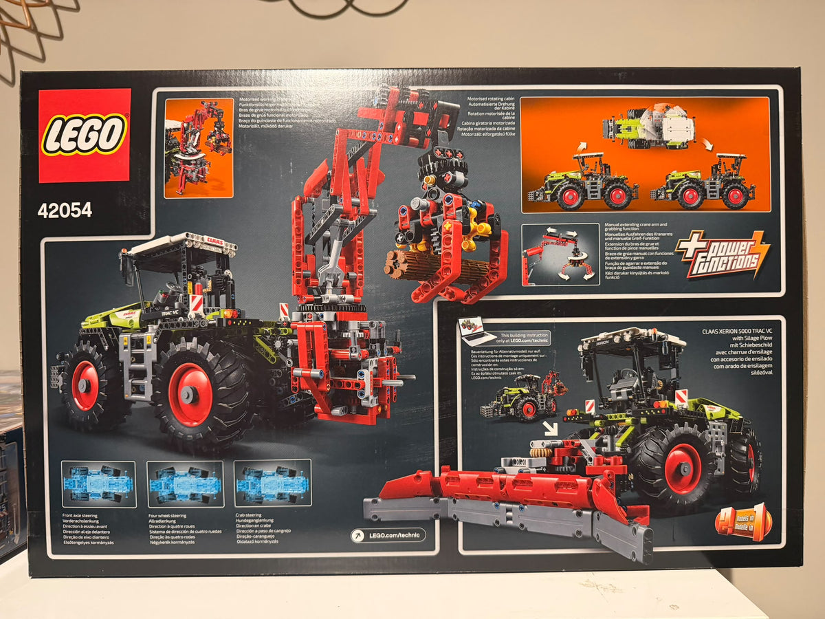 LEGO Technic Claas Xerion 5000 TRAC VC 42054 achterkant doos