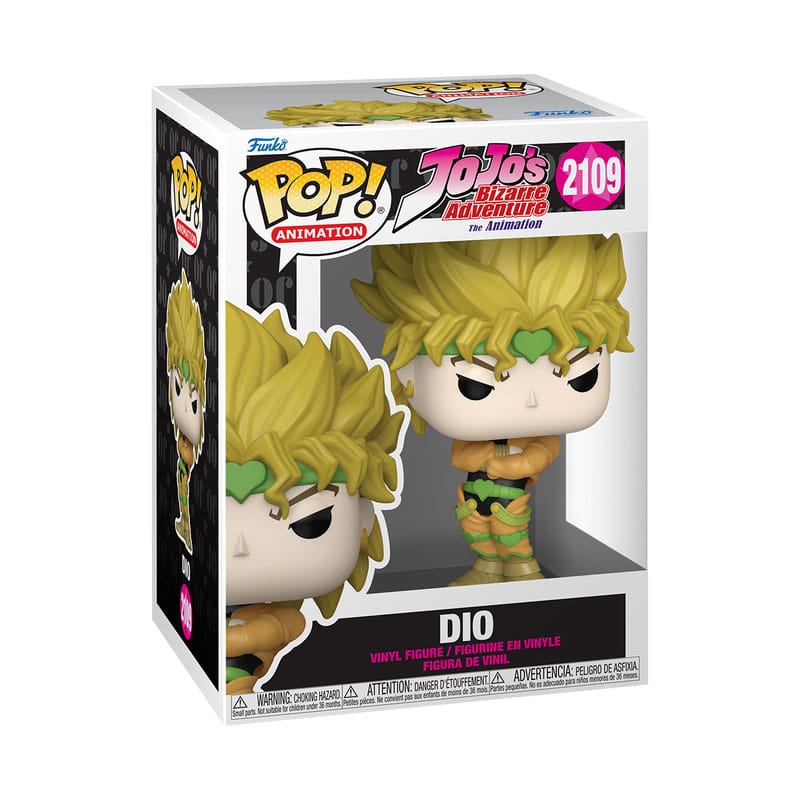 Figurine POP! Animation en vinyle JoJo's Bizarre Adventure – DIO – 9 cm