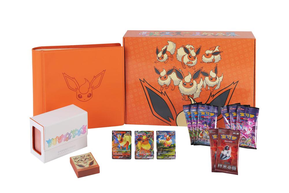 Pokémon TCG Chinese Eevee Advanced Gift Box (CSH3) – Vaporeon • Jolteon • Flareon