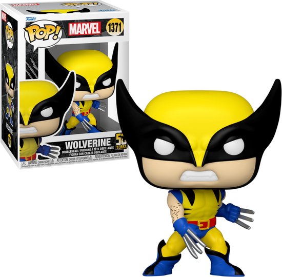 Marvel POP! Marvel Vinyl Figure – Wolverine 50th Anniversary: Ultimate Wolverine (Classic) (9 cm)