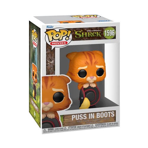 Shrek POP! Movies Vinyl Figure – 30th Anniversary Puss in Boots – 9 cm