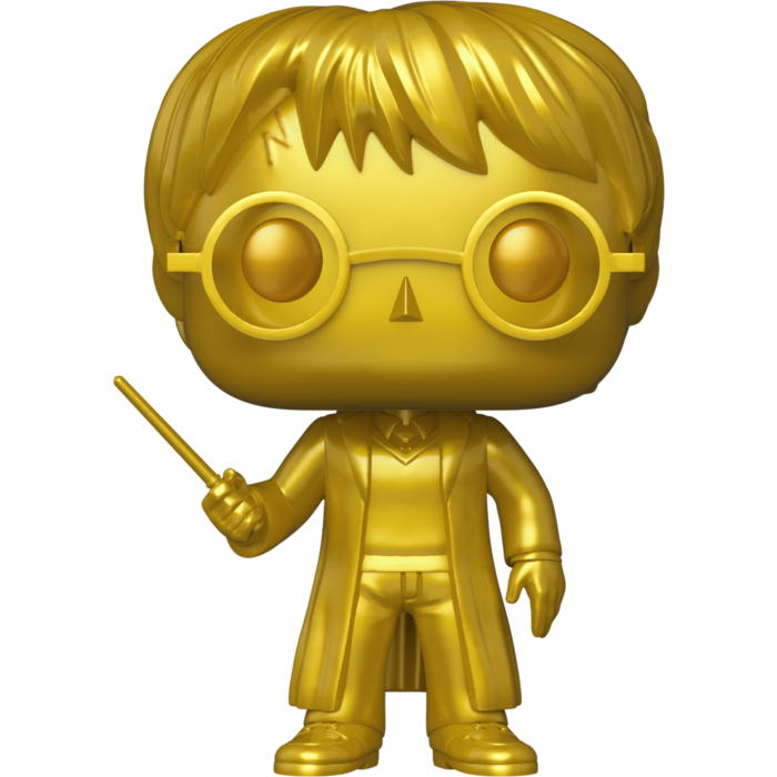 Harry Potter POP! Movies Vinyl Figure Gold Harry Potter (9 cm) -  Exclusive Version