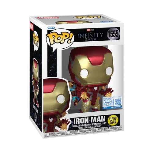Infinity Saga POP! Plus Vinyl Figure – Iron Man with Beams (GW) – 9 cm