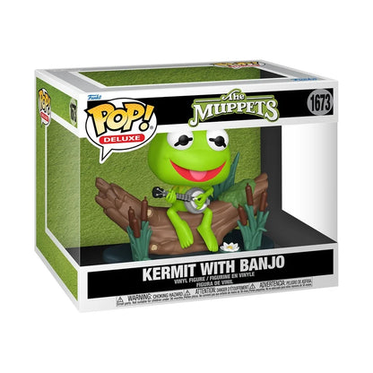 MUPPETS – POP! Deluxe Vinyl Figure – Kermit with Banjo – 9 cm