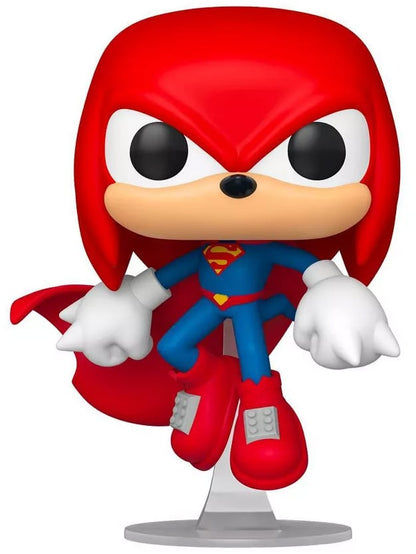 JLA & Sonic POP! Heroes Vinyl Figure – Knuckles as Superman – 9 cm
