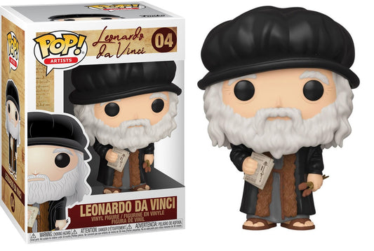 Artists POP! Vinyl Figure – Leonardo da Vinci – 9 cm