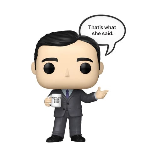 The Office POP! Sayings Vinyl Figure – Michael Scott – 9 cm
