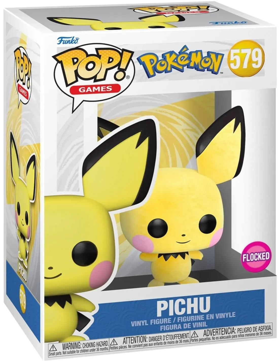Pokemon POP! Games Vinyl Figure Flocked Pichu (9 cm) - Exclusive version