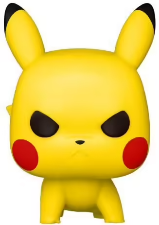 Figurine vinyle POP! Games Pokémon – Pikachu (Posture d'attaque) – 9 cm